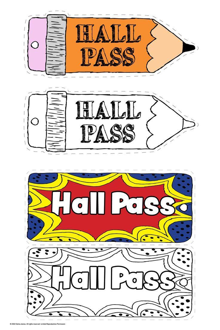 Hall Pass Templates Hall Pass Ideas Elementary Teacher Hall Pass inside Free Printable Hall Passes