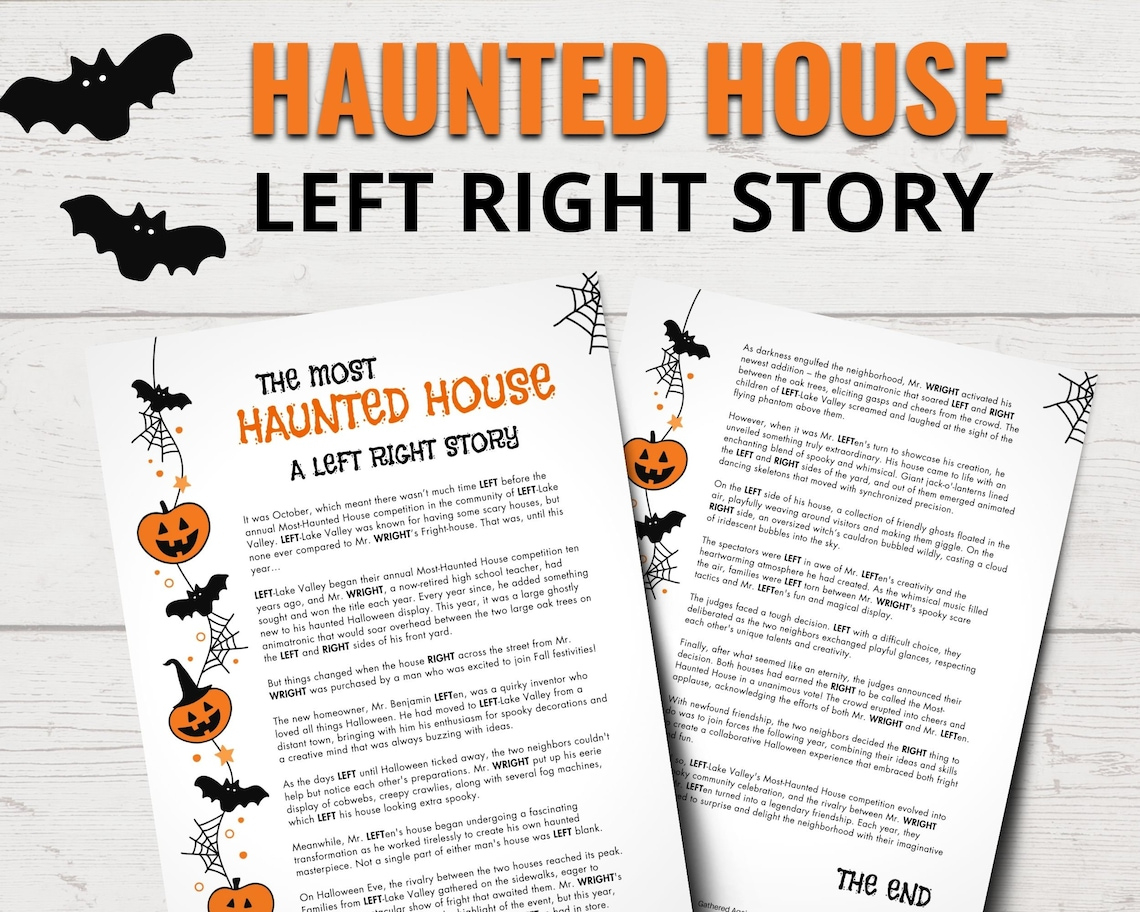 Halloween Left Right Game: Spooky Fun For All Ages regarding Halloween Left Right Game Free Printable