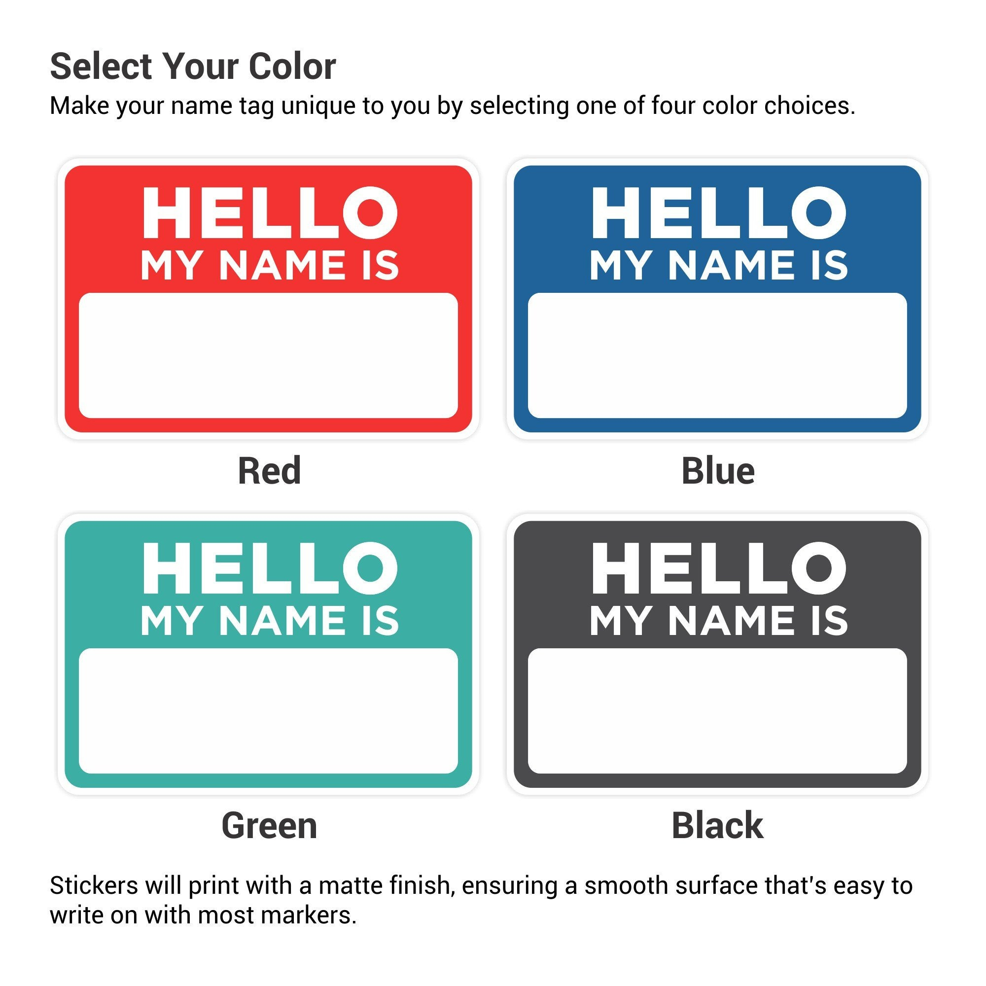 Hello My Name Is - Name Tag Wizard | Custom & Reusable inside Hello My Name Is Printable