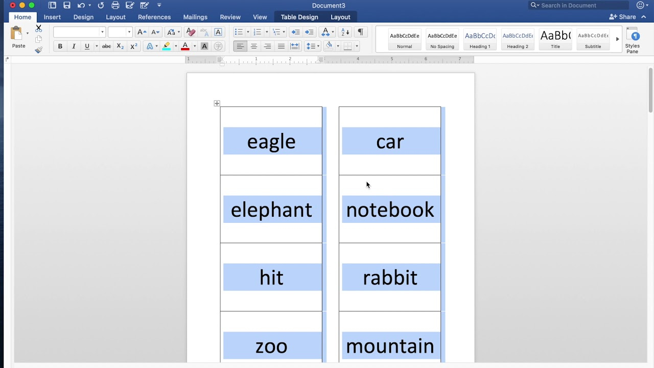 How To Make Flashcards Using Word. Simple And Efficient. throughout How To Make Printable Flashcards