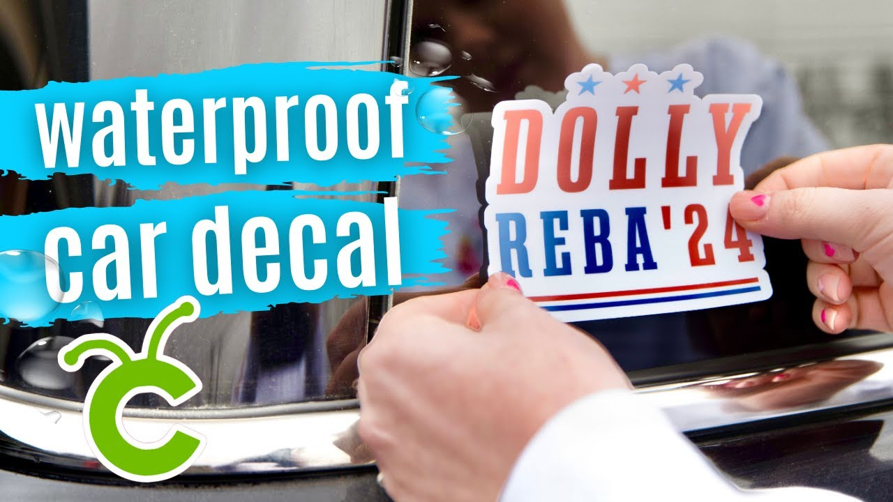 How To Make Waterproof Car Decals With Cricut - Adhesive Vinyl &amp; Printable  Vinyl in Waterproof Printable Vinyl For Car Decals