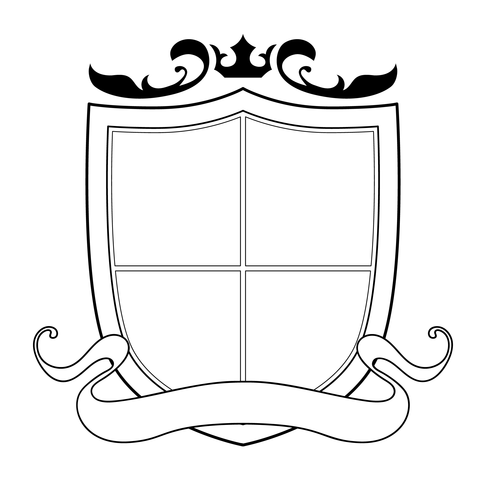 Kids Coat Of Arms inside Printable Coat of Arms Template