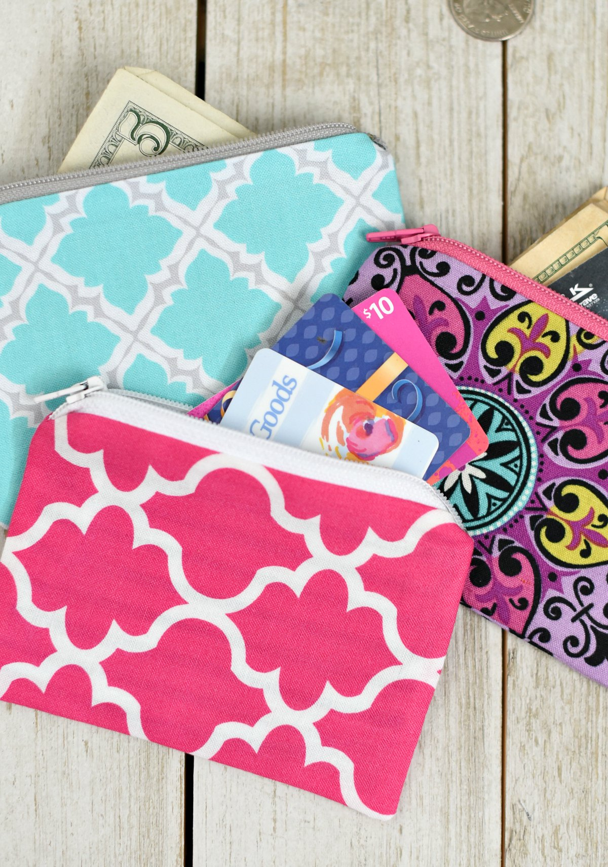 Mini Zipper Pouch Pattern - Crazy Little Projects intended for Free Printable Coin Purse Pattern