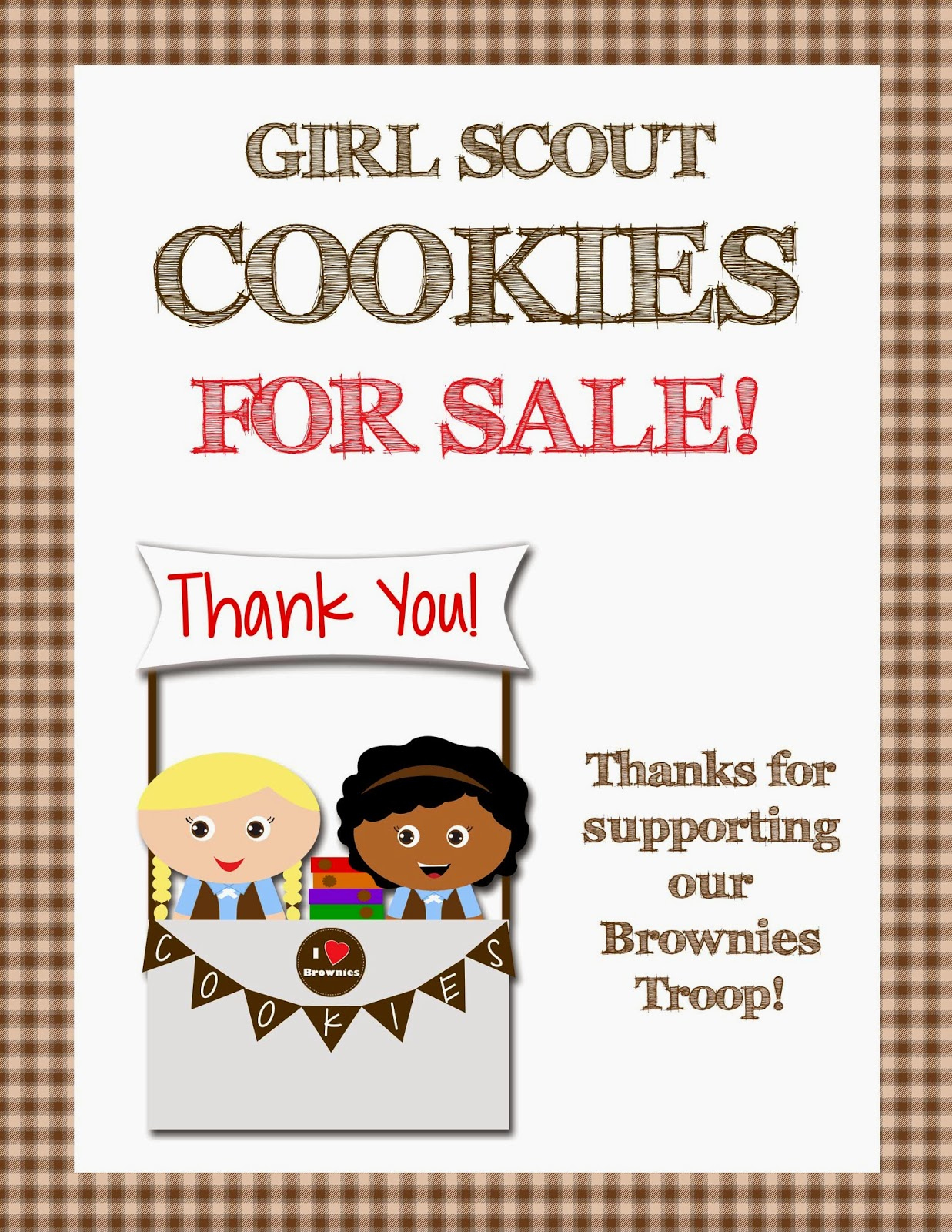 My Fashionable Designs: Girl Scouts - Free Printable Cookie Booth for Free Girl Scout Cookie Printables
