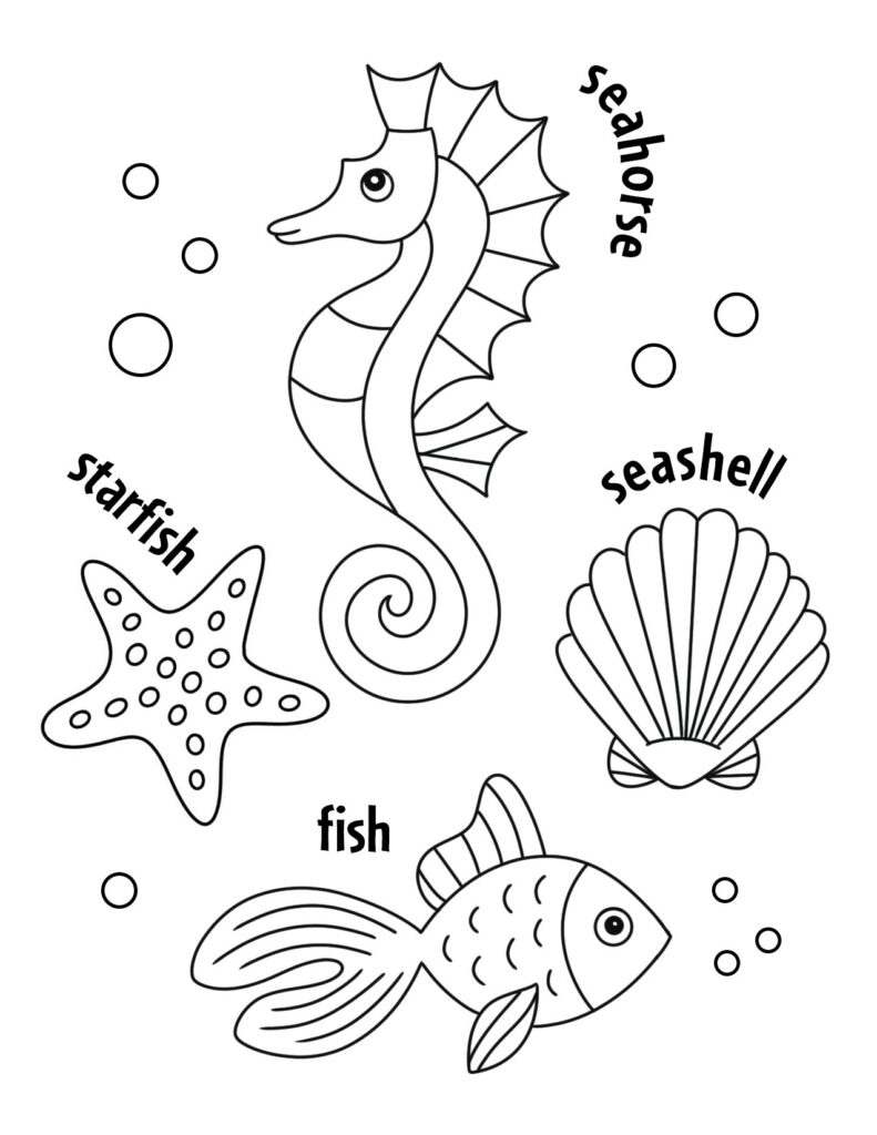 Ocean Theme Preschool Lesson Plan With Free Ocean Printables for Free Printable Ocean Worksheets For Preschoolers