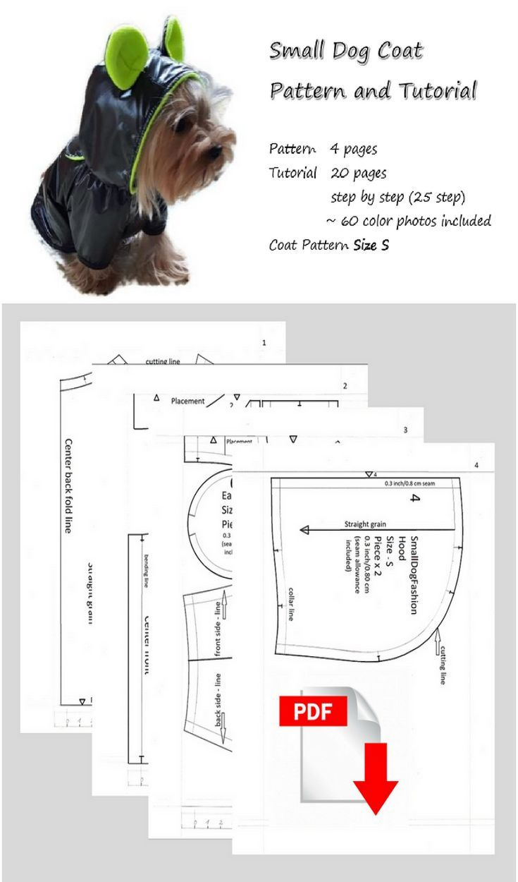 Pdf Dog Clothes Patterns Coat Pattern For Dog Diy Dog Clothes Coat regarding Free Printable Dog Dog Onesie Pattern