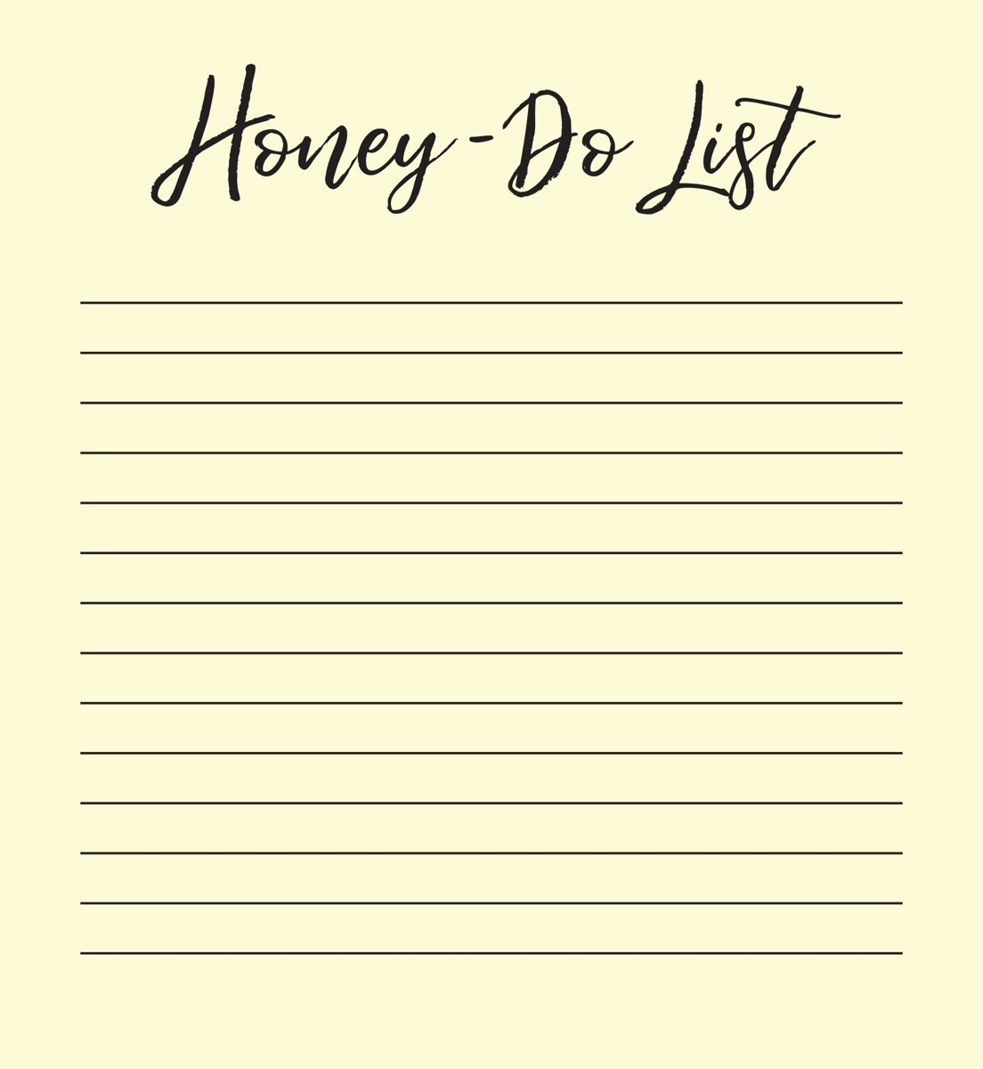 Photo Book Template: Honey List Template - Photobooks.pro for Free Printable Honey Do List Template