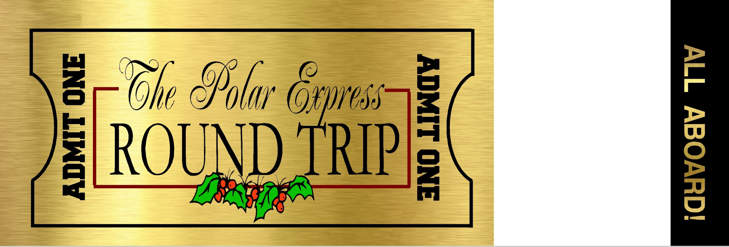 Polar Express Ticket – The Idea Door in Polar Express Golden Ticket Printable