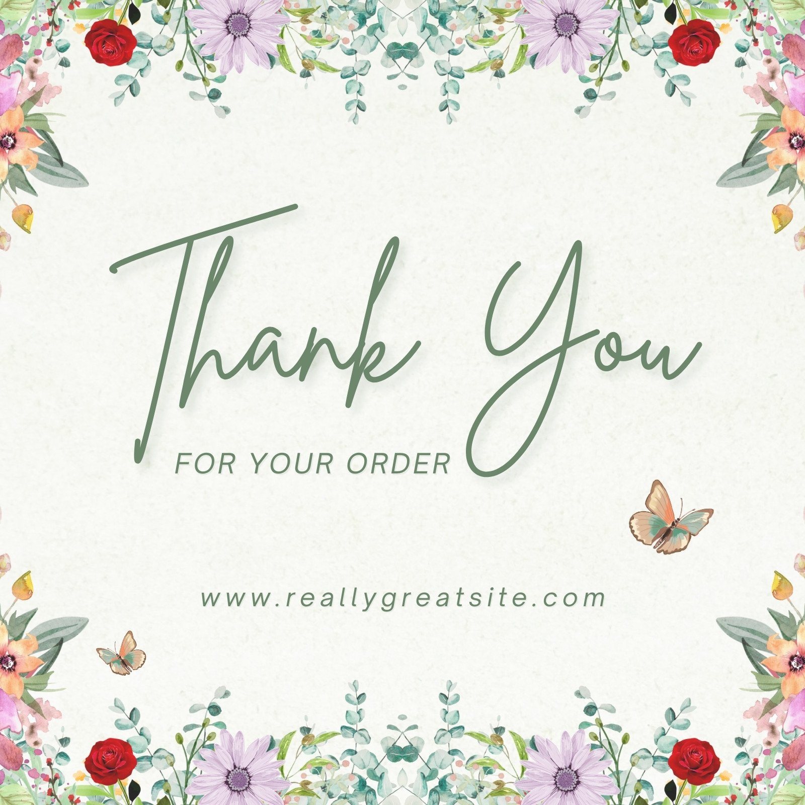 Printable, Customizable Thank You Card Templates | Canva inside Cute Printable Thank You Cards