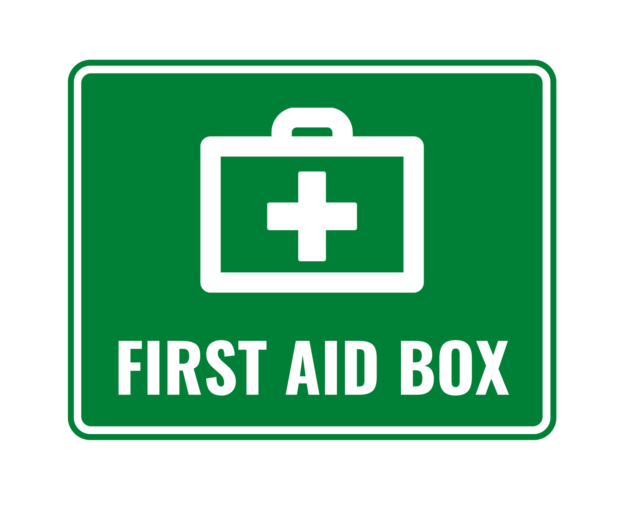 Printable First Aid Box Sign - Printable Party Favors pertaining to Free Printable First Aid Signs