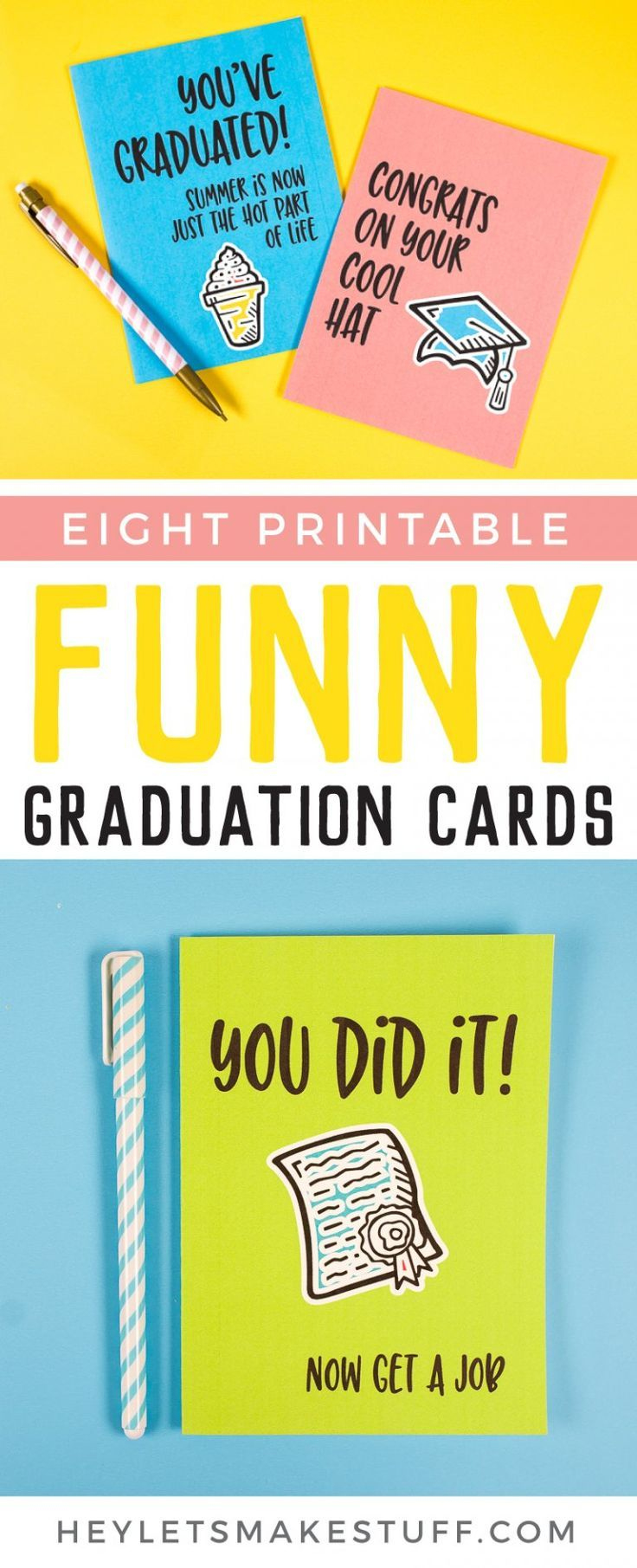 Printable Funny Graduation Cards pertaining to Free Printable Funny Graduation Cards