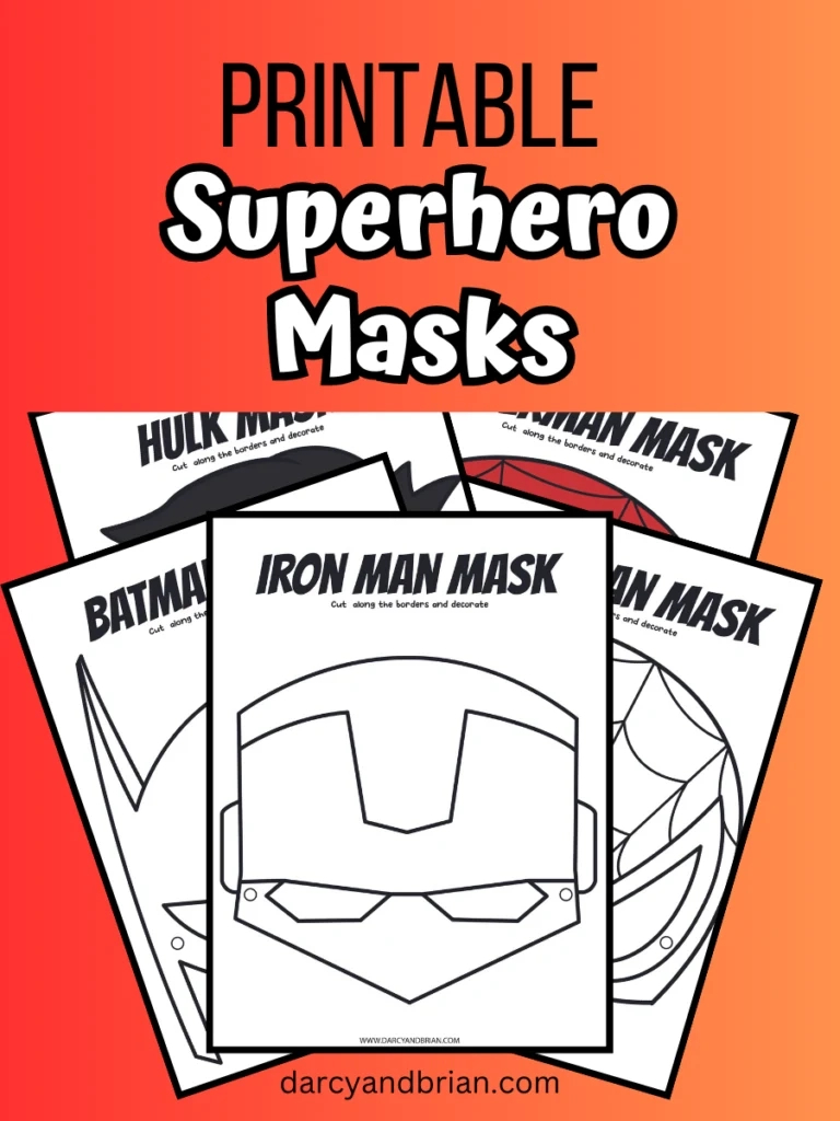 Printable Superhero Masks – Fun For Kids Of All Ages! intended for Actual Size Printable Superhero Mask Template