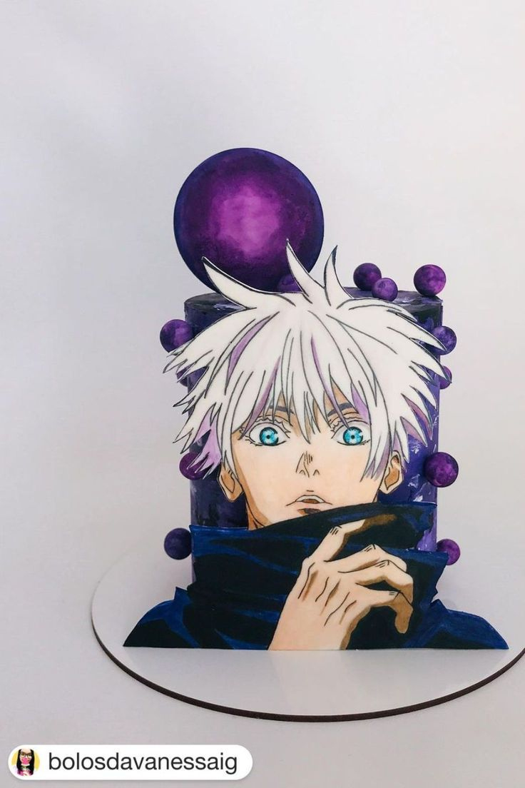 Satoru Gojo Cake with regard to Gojo Satoru Cake Topper Printable