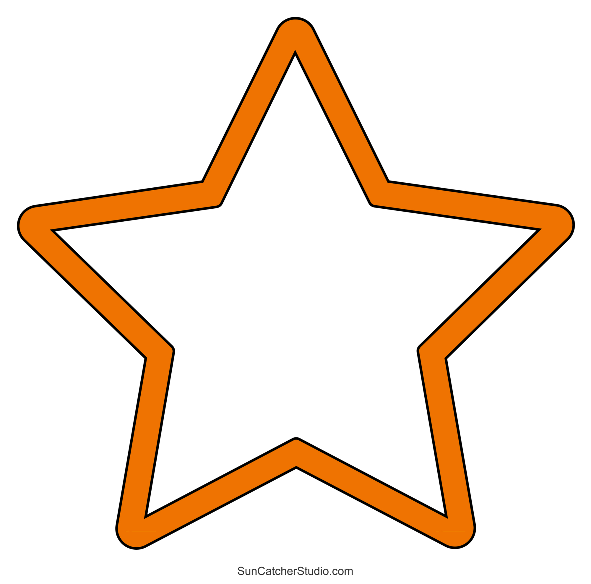 Star Patterns And Templates (Stencils And Clip Art Designs) – Free in Full Page Star Template Printable