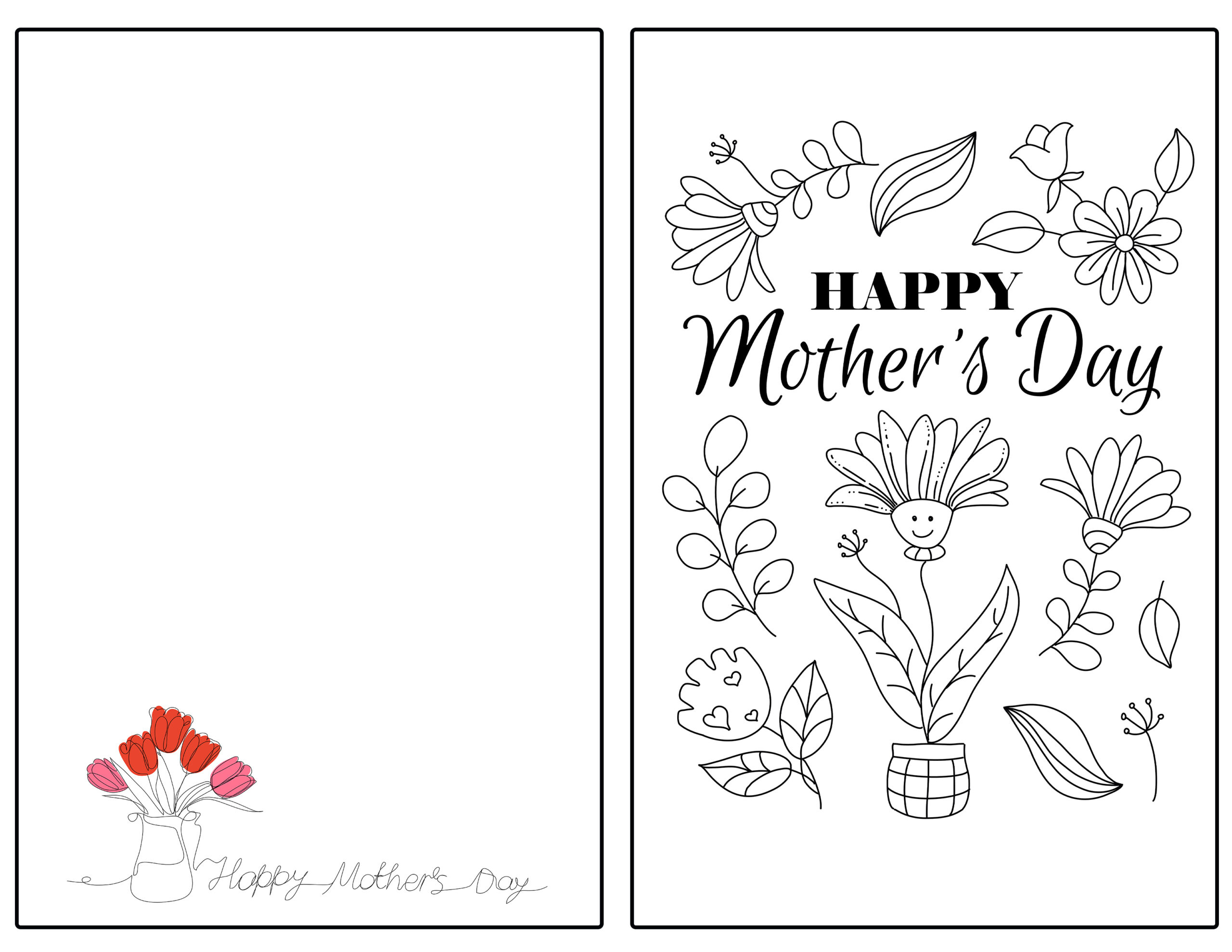 Template Printable Mothers Day Cards For Kids Happy Mama'S Day Card inside Happy Mother's Day Card Template Printable