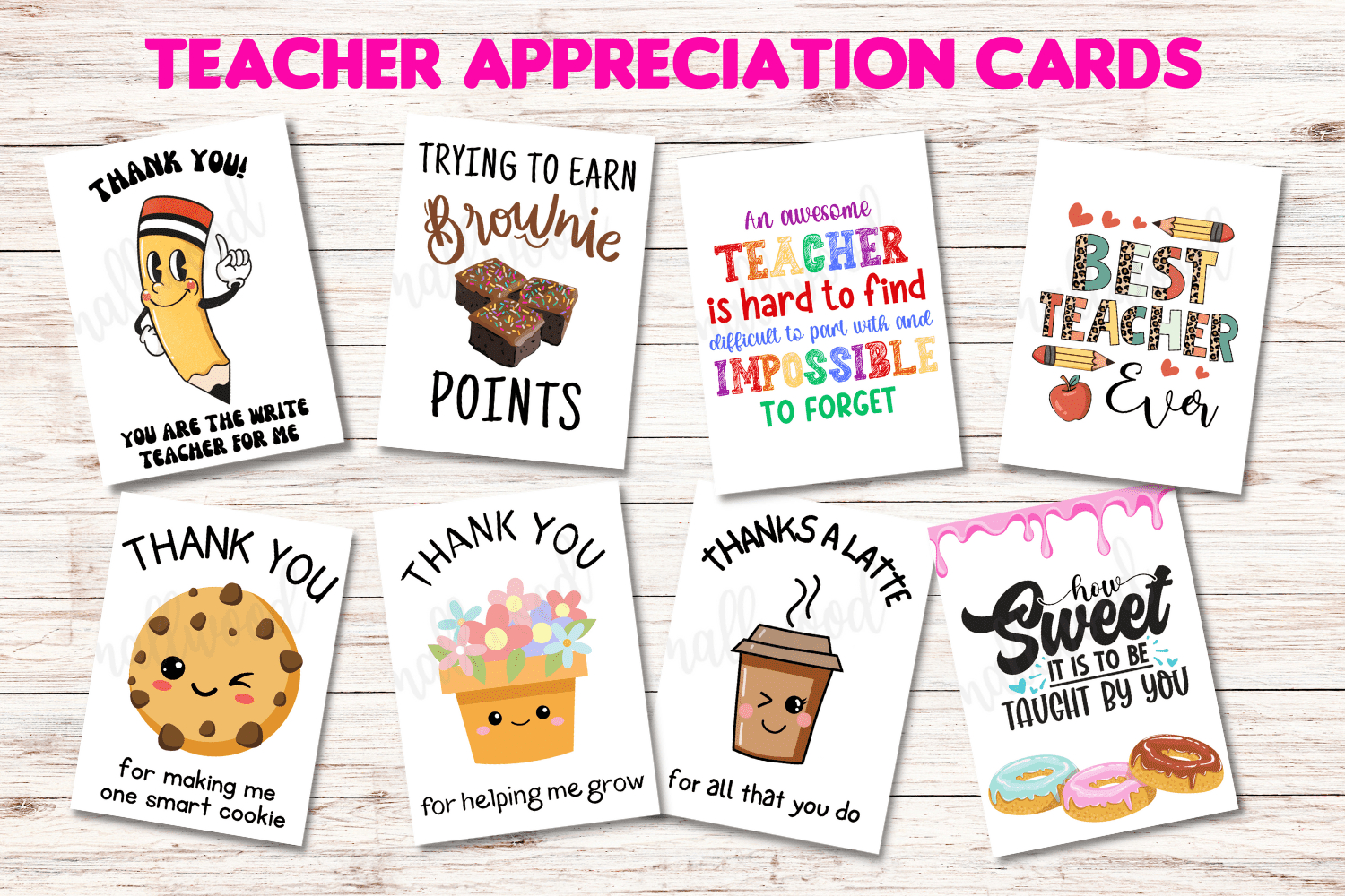 The Best Teacher Thank You Cards (21 Free Printables) - Cassie pertaining to Free Printable Cards For Teachers