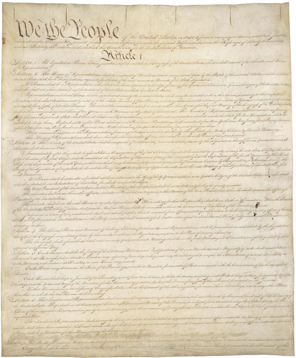 The Constitution Of The United States: A Transcription | National in Us Constitution Full Text Printable