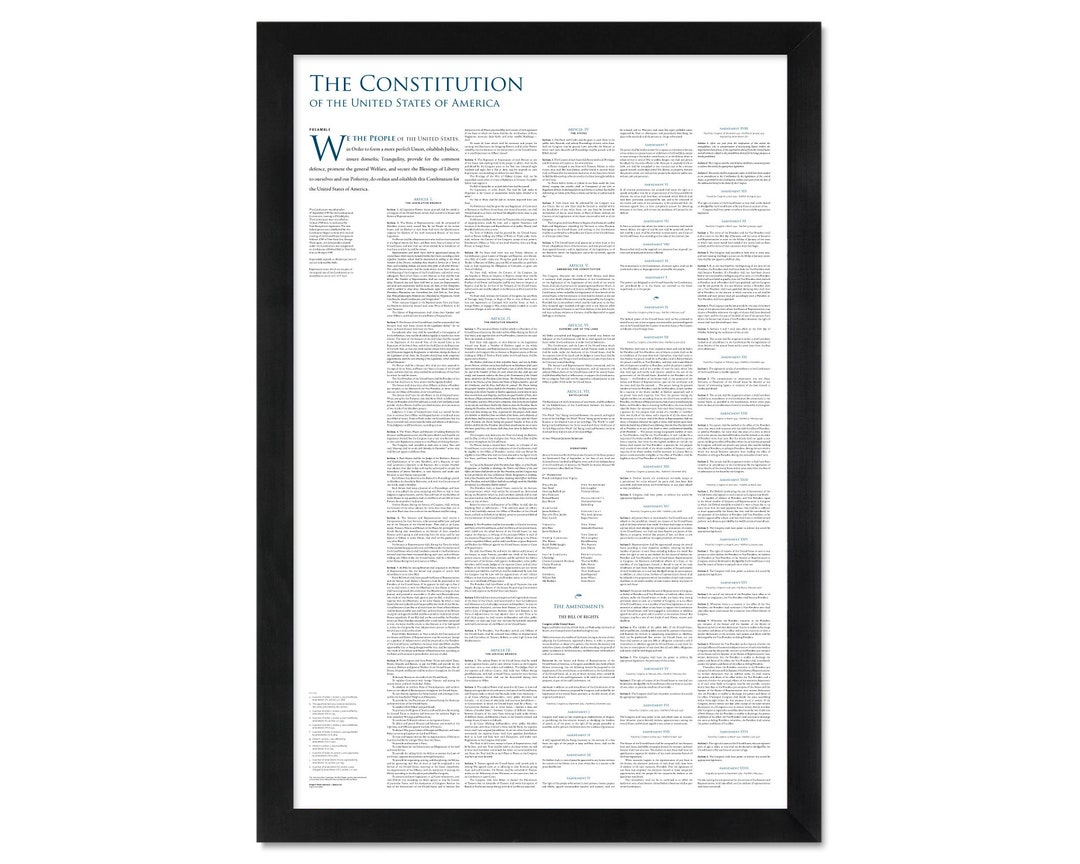 The Constitution Of The United States — The Complete Text: The inside Us Constitution Full Text Printable