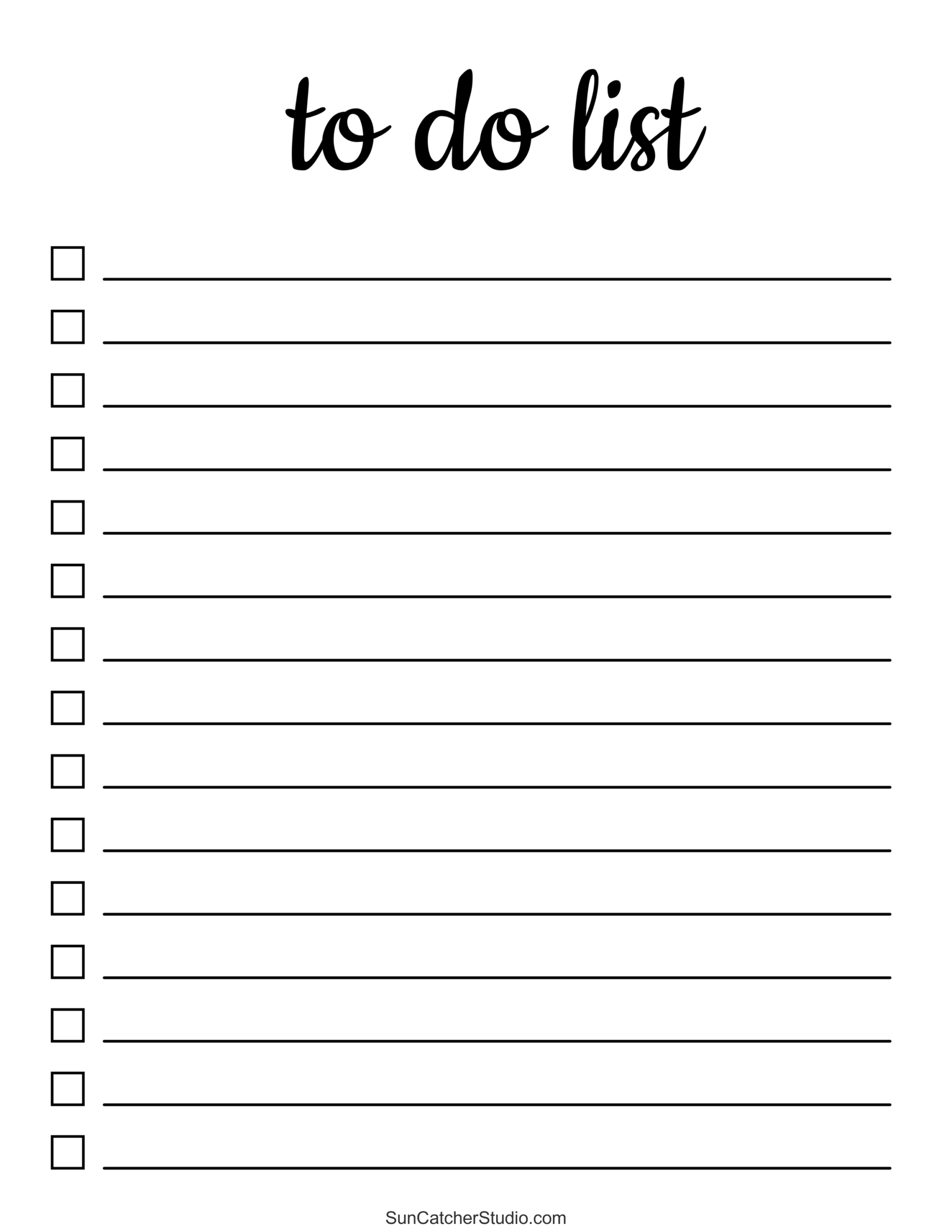 To Do List (Free Printable Pdf Templates) – Things To Do – Free pertaining to Printable To Do List