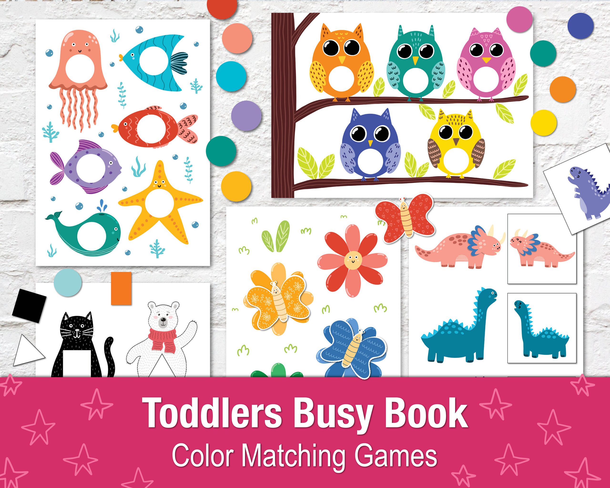 Toddler Busy Book Printable Pdf, Quiet Book Für Kinder, Lernbinder throughout Free Printable Busy Book