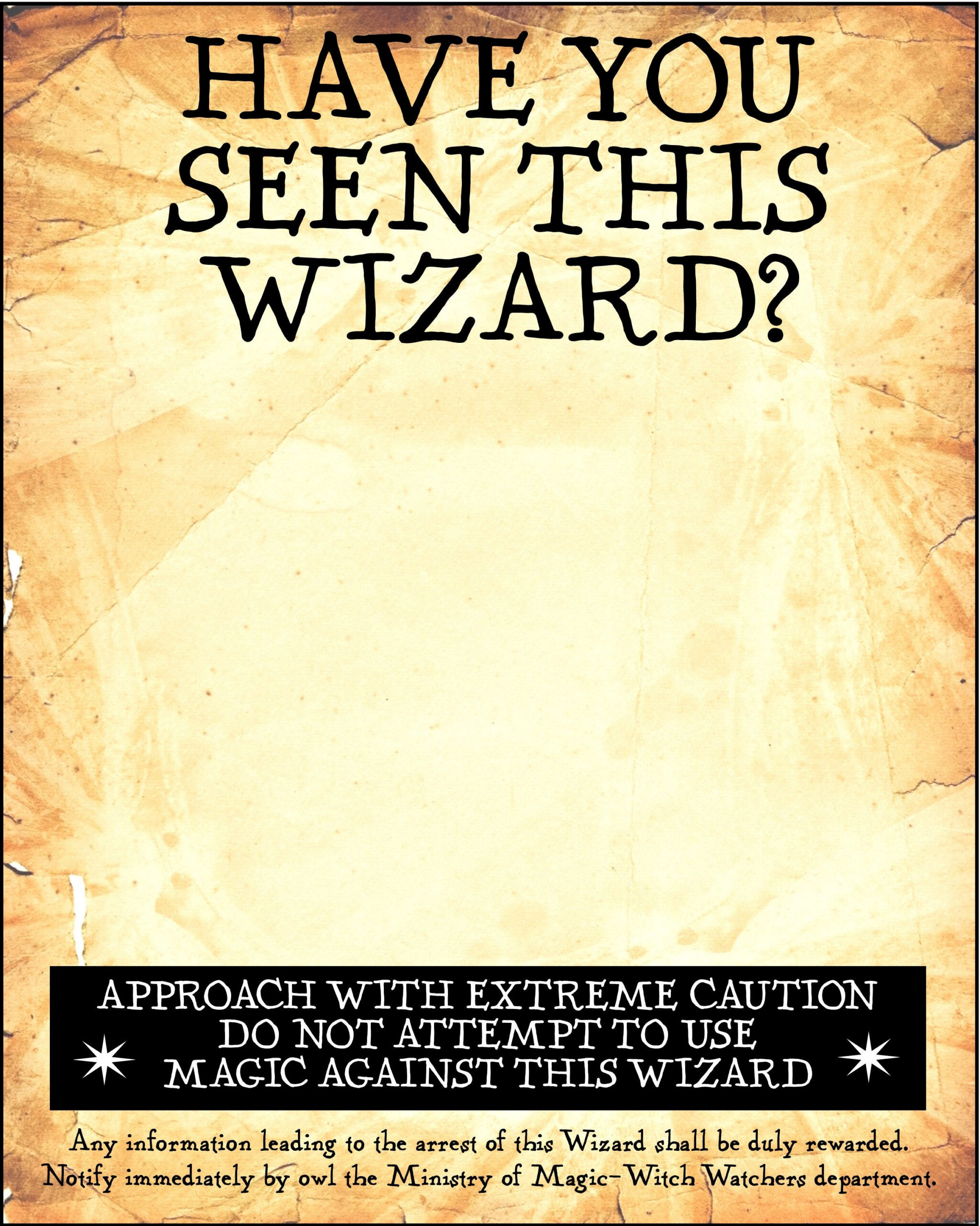 Unersirable No. 1 &amp; Have You Seen This Wizard(S) / Witch(Es) 18 X for Have You Seen This Wizard Printable