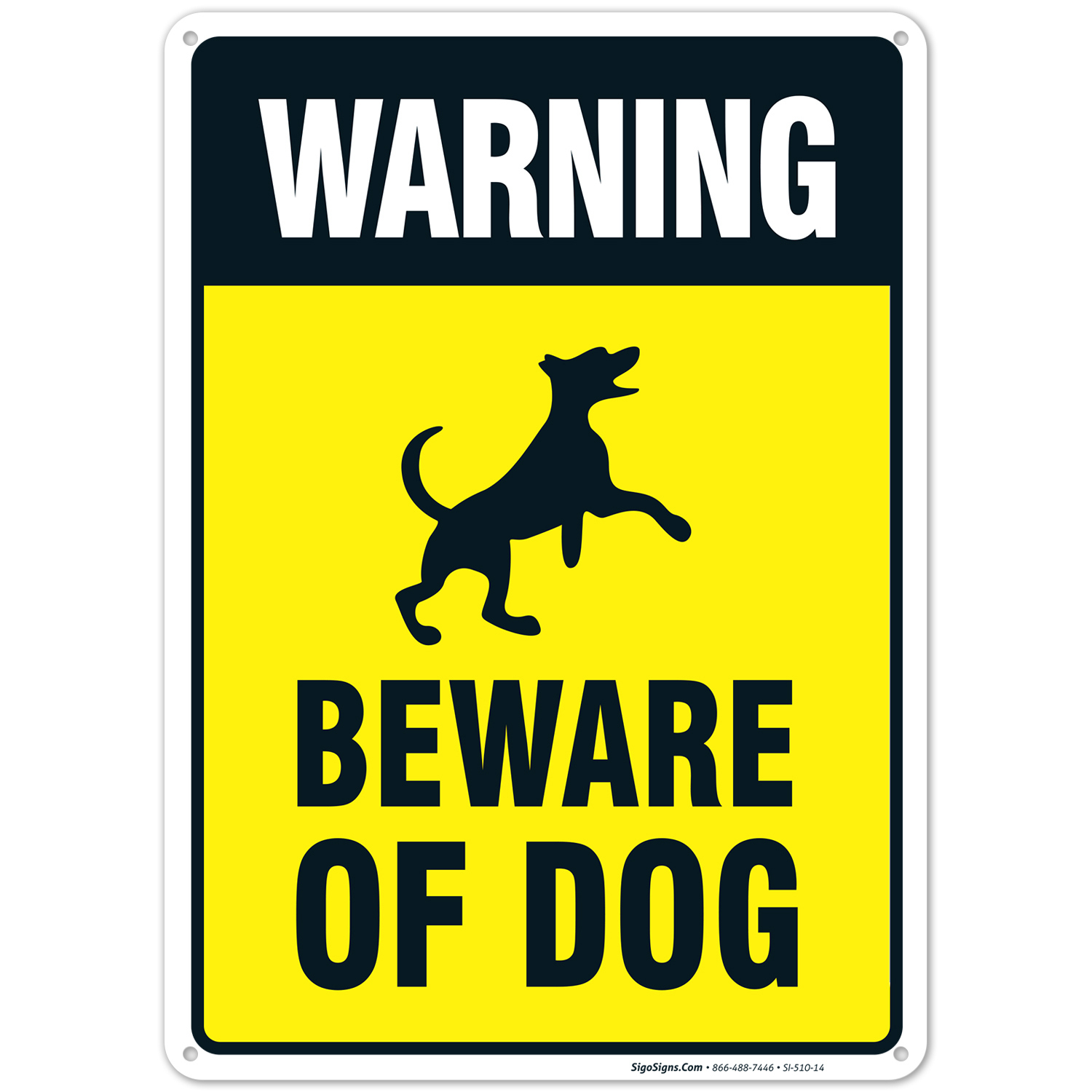 Warning Beware Of Dog Sign, Dog Warning Sign for Beware Of Dog Printable Sign