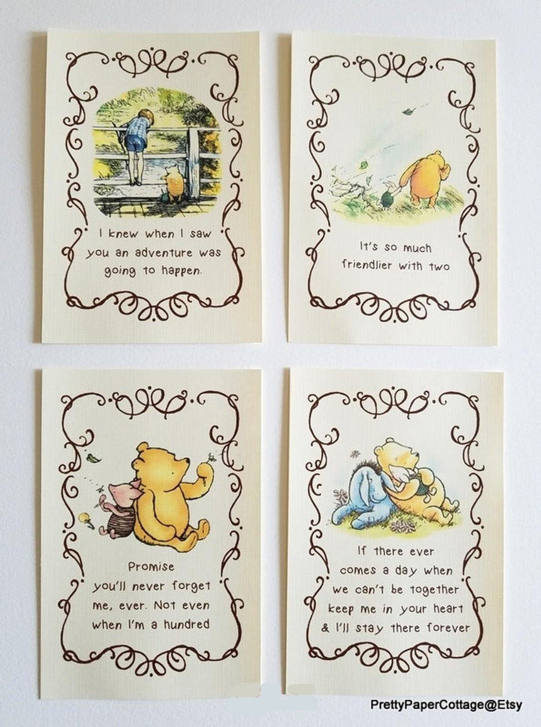 Winnie The Pooh Nursery Print: Pick-A-Print 16 Quote Choices - Etsy.de with Printable Winnie The Pooh Quotes